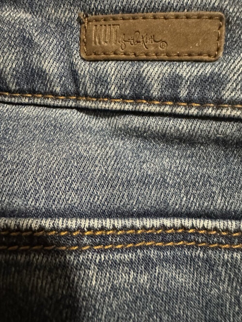 Kut For The Kloth Women Chrissy Flare Jeans Blue Size 8 preowned - Picture 4 of 8
